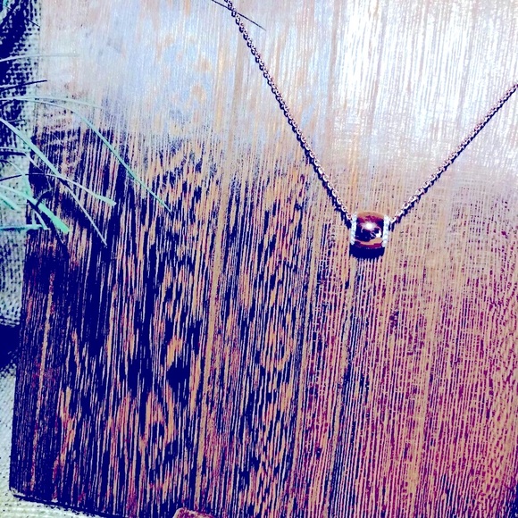 Tocara Charlene Rose Gold Plated Stainless Steel with Crystallux necklace - Picture 2 of 3